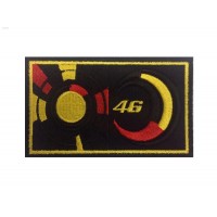 1086 Embroidered patch 10x6 VALENTINO ROSSI Nº 46