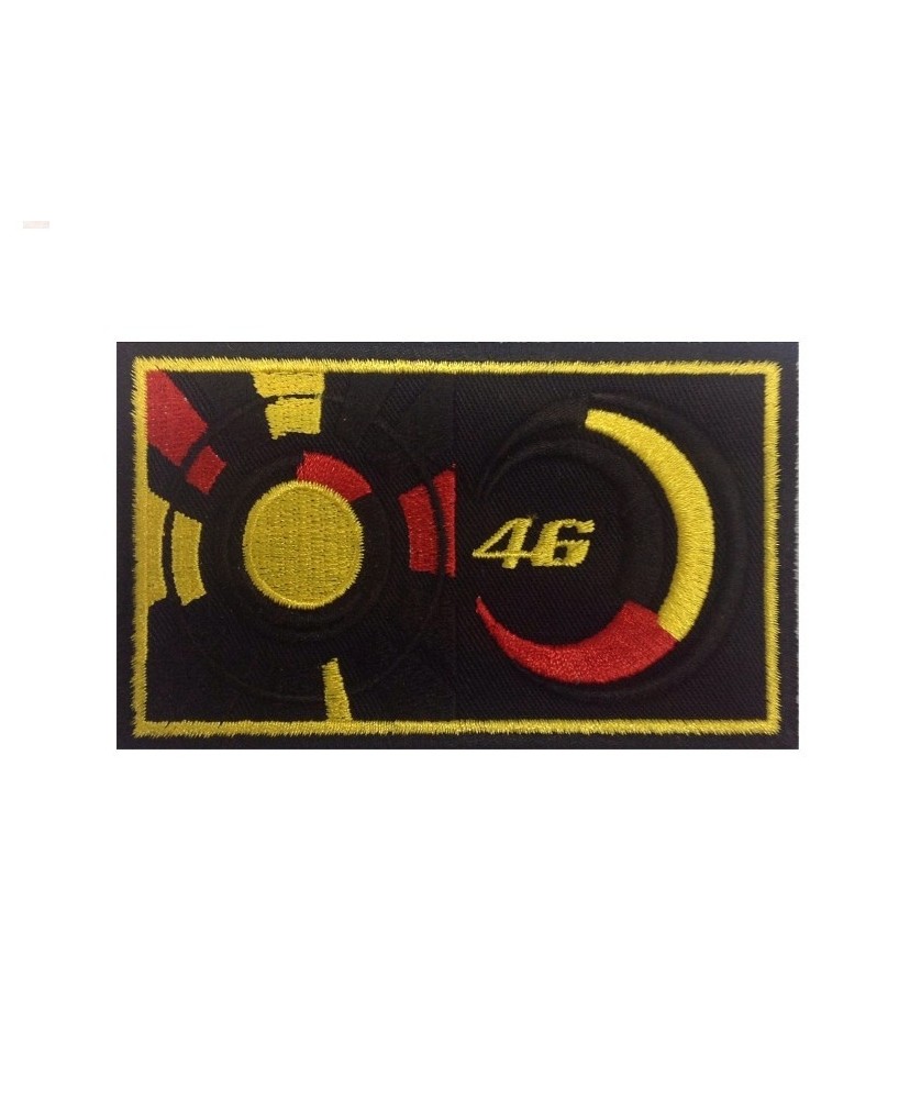 1086 Embroidered patch 10x6 VALENTINO ROSSI Nº 46