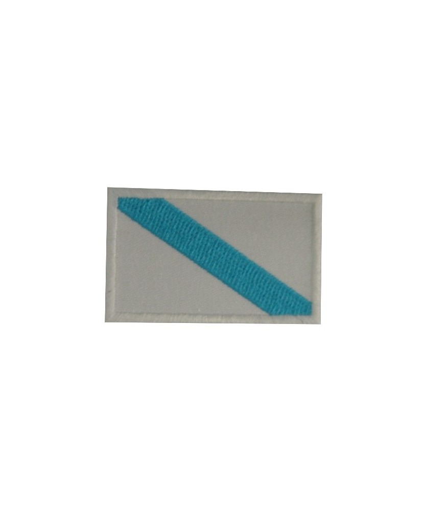 0711 Embroidered patch 6X3,7 flag GALICIAN