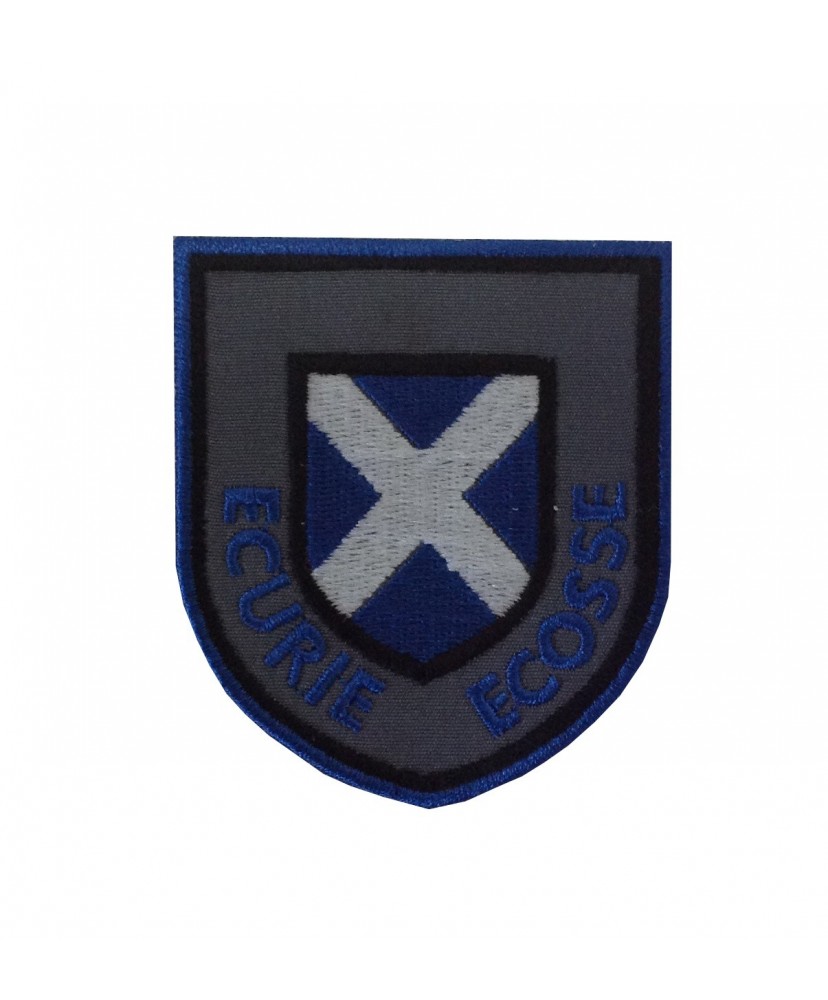 1094 Embroidered patch 7x6 ECURIE ECOSSE