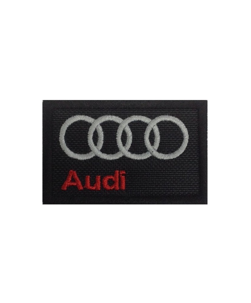Embroidered patch  6x4 AUDI