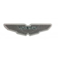 Patch emblema bordado 11X3  ASTON MARTIN