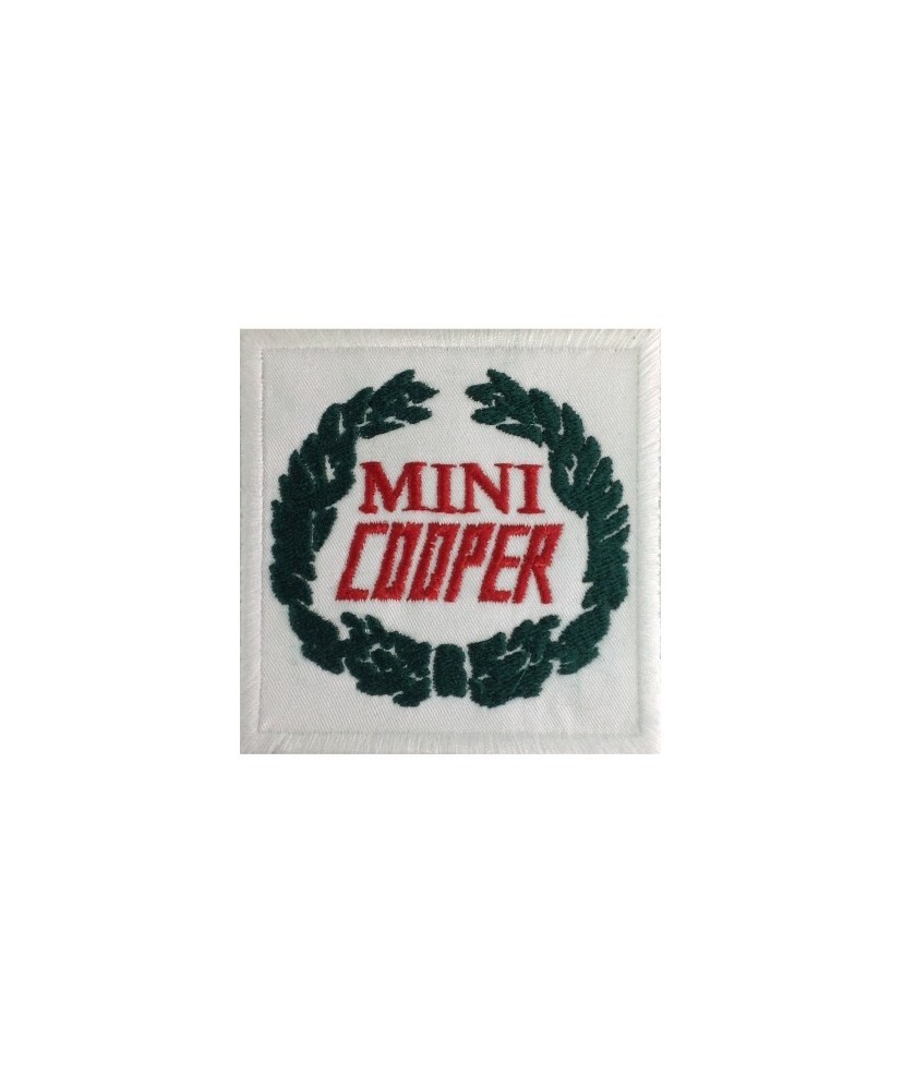 Embroidered patch 7x7 MINI COOPER