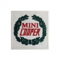 Embroidered patch 7x7 MINI COOPER