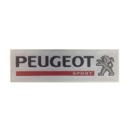Patch écusson brodé 27x8 Peugeot Sport