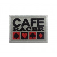 1128 Patch emblema bordado 8x6 CAFE RACER