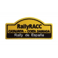 1139 Embroidered patch 10x4 RALLY RACC SPAIN CATALUNYA