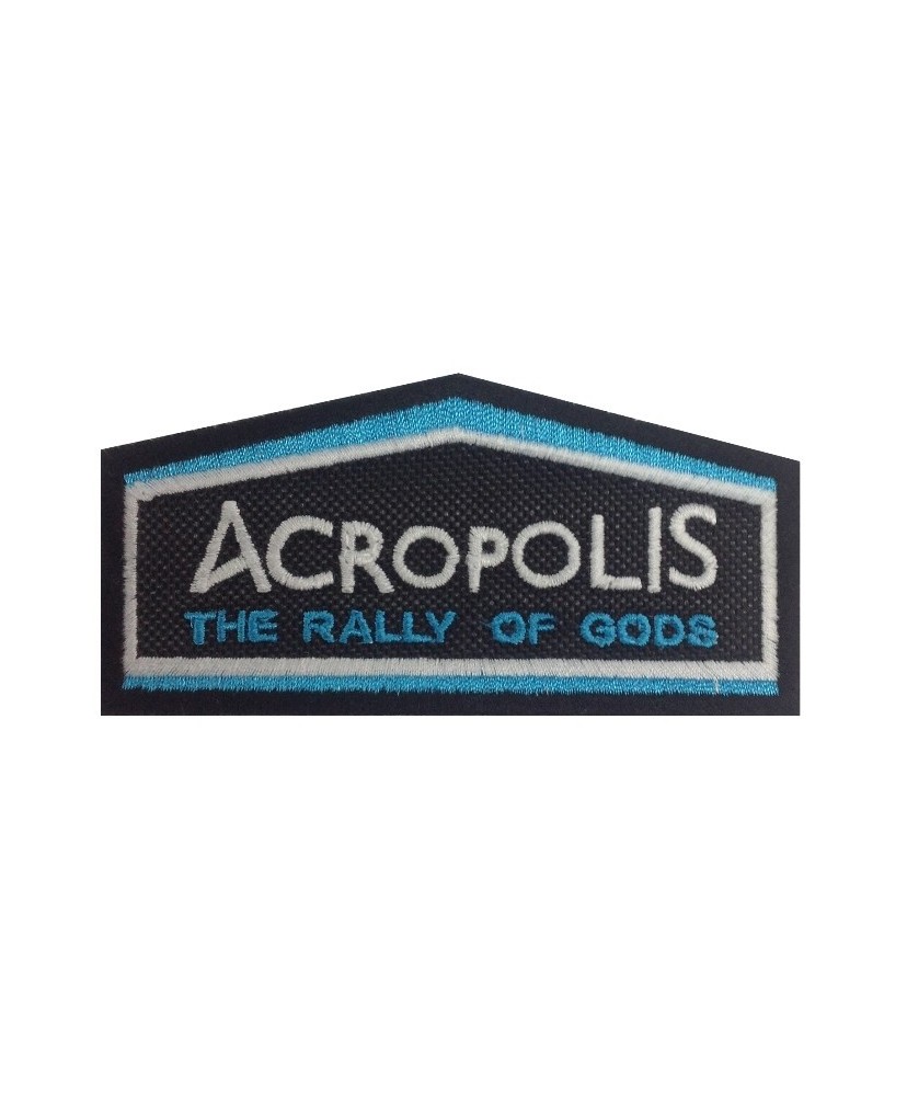 1140 Patch emblema bordado 10x4 RALLY ACROPOLIS GRECIA