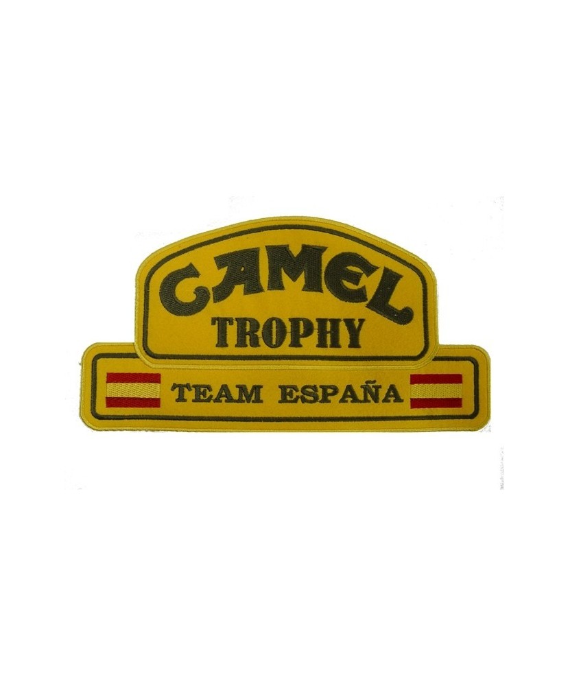 Patch écusson brodé 26x14 Camel Trophy Team Espagne