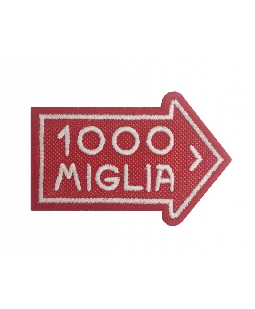 1207 Patch emblema bordado 8x6 1000 MIGLIA