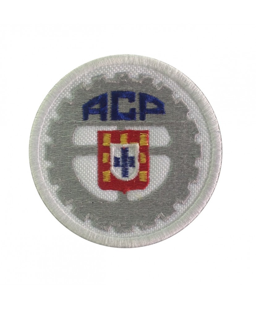 1208 Patch emblema bordado 7x7  Automovel Clube de Portugal