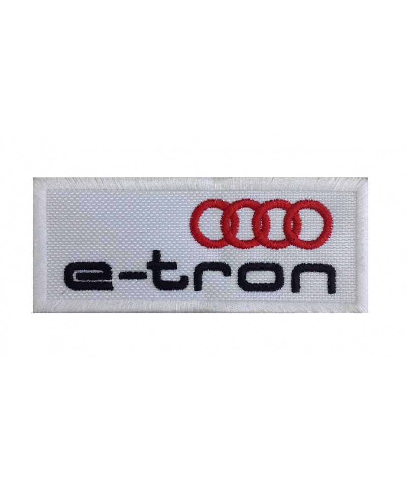 1209 Patch emblema bordado 10x4 AUDI E-TRON