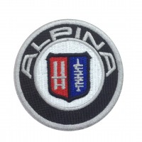 0077 Badge à coudre - Patch écusson brodé BMW 100mmX40mm