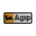 1218 Embroidered patch 10x4 AGIP