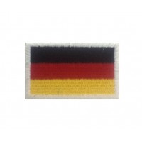 1219 Embroidered patch 6X3,7 flag GERMANY