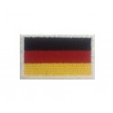 1219 Embroidered patch 6X3,7 flag GERMANY
