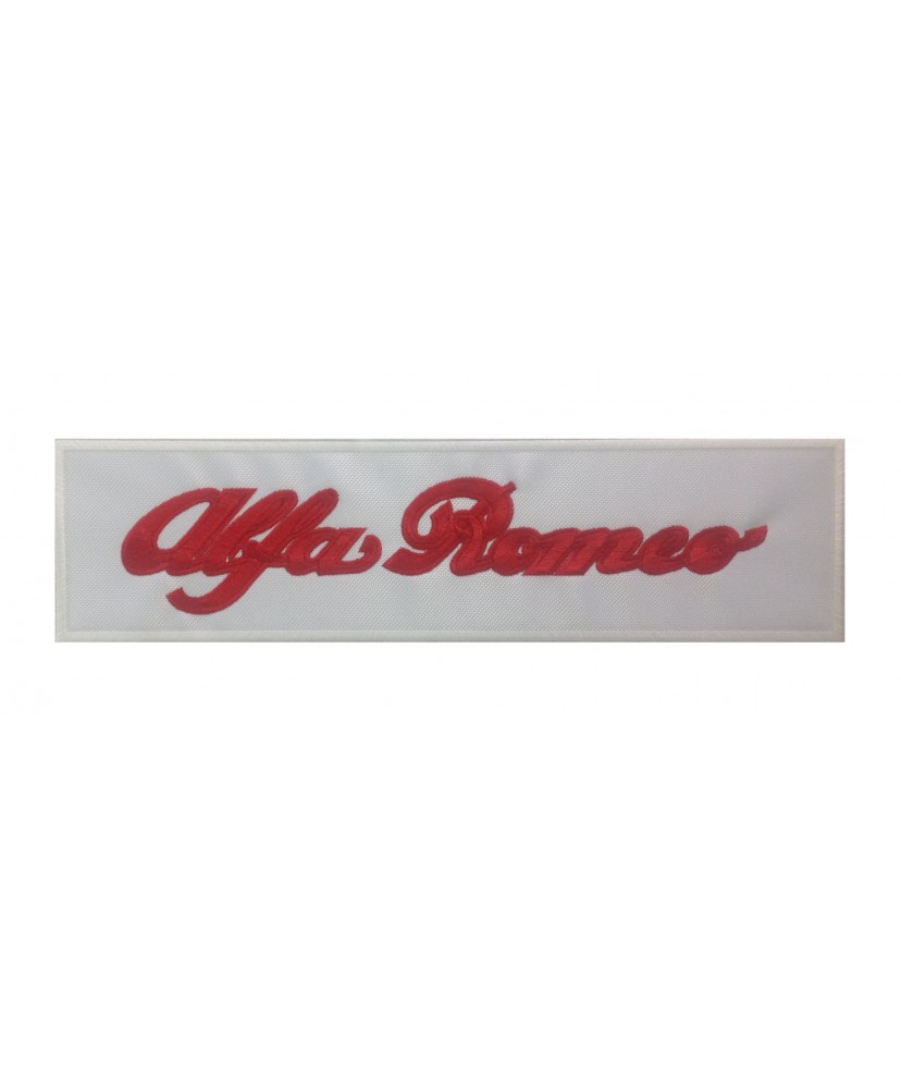 1220 Embroidered patch 32x8 ALFA ROMEO