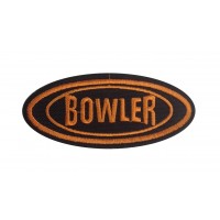 0528 Embroidered patch 10x4 BOWLER