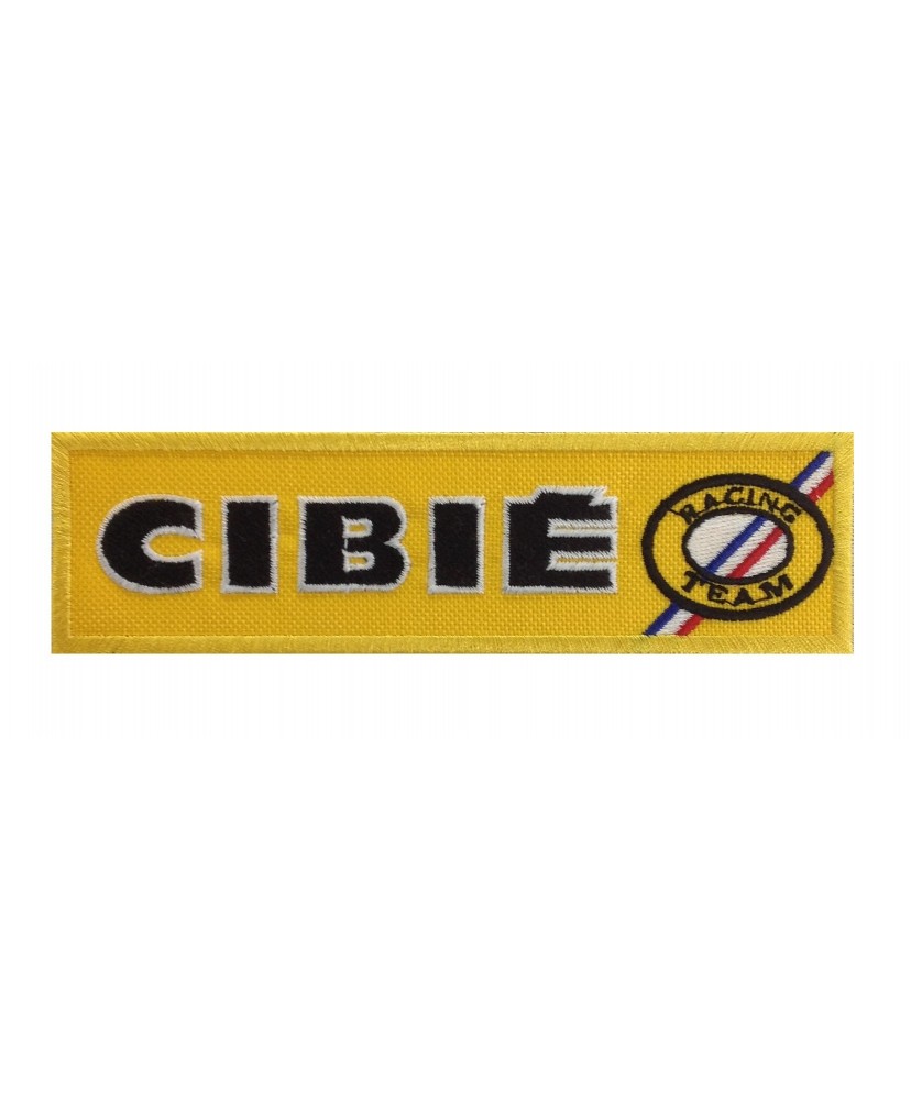 0929 Patch emblema bordado 15X4 CIBIE RACING TEAM FRANCE