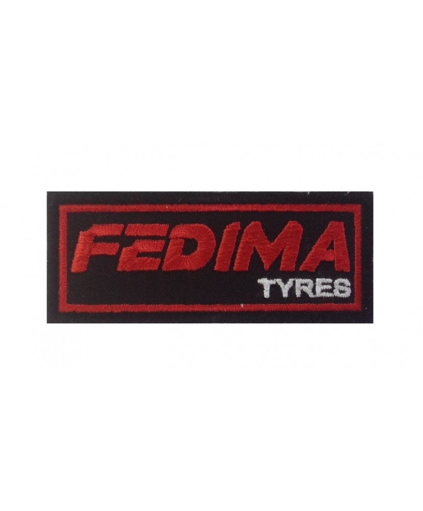 0486 Patch emblema bordado 10x4 FEDIMA TYRES