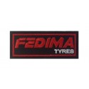 0486 Embroidered patch 10x4 FEDIMA TYRES