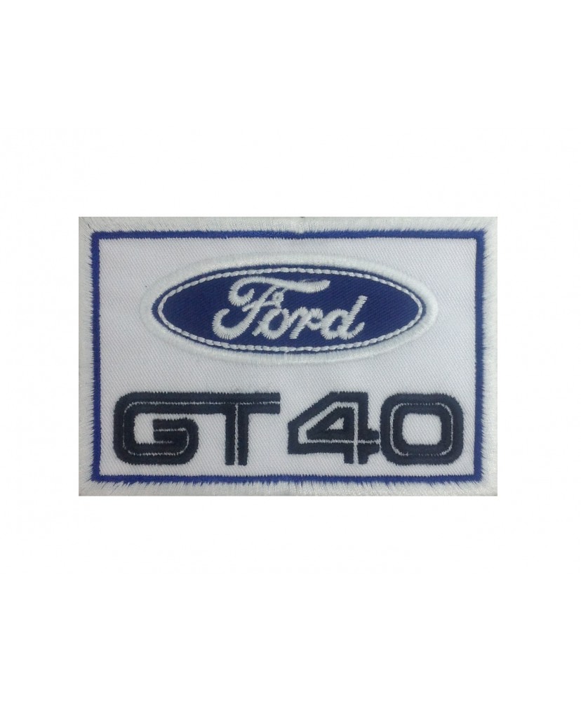 1232  Patch emblema bordado 10x6 FORD GT40