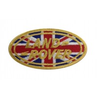 1237 Embroidered patch 9x5 LAND ROVER UNION JACK