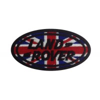 1238 Embroidered patch 9x5 LAND ROVER UNION JACK