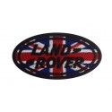 1238 Embroidered patch 9x5 LAND ROVER UNION JACK