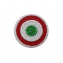 1239 Patch emblema bordado 4x4 bandeira Italia Vespa