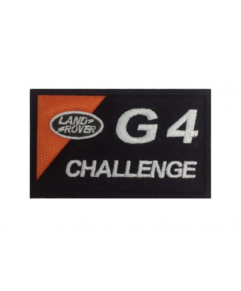 0651 Parche emblema bordado 10x6 LAND ROVER G4 CHALLENGE 