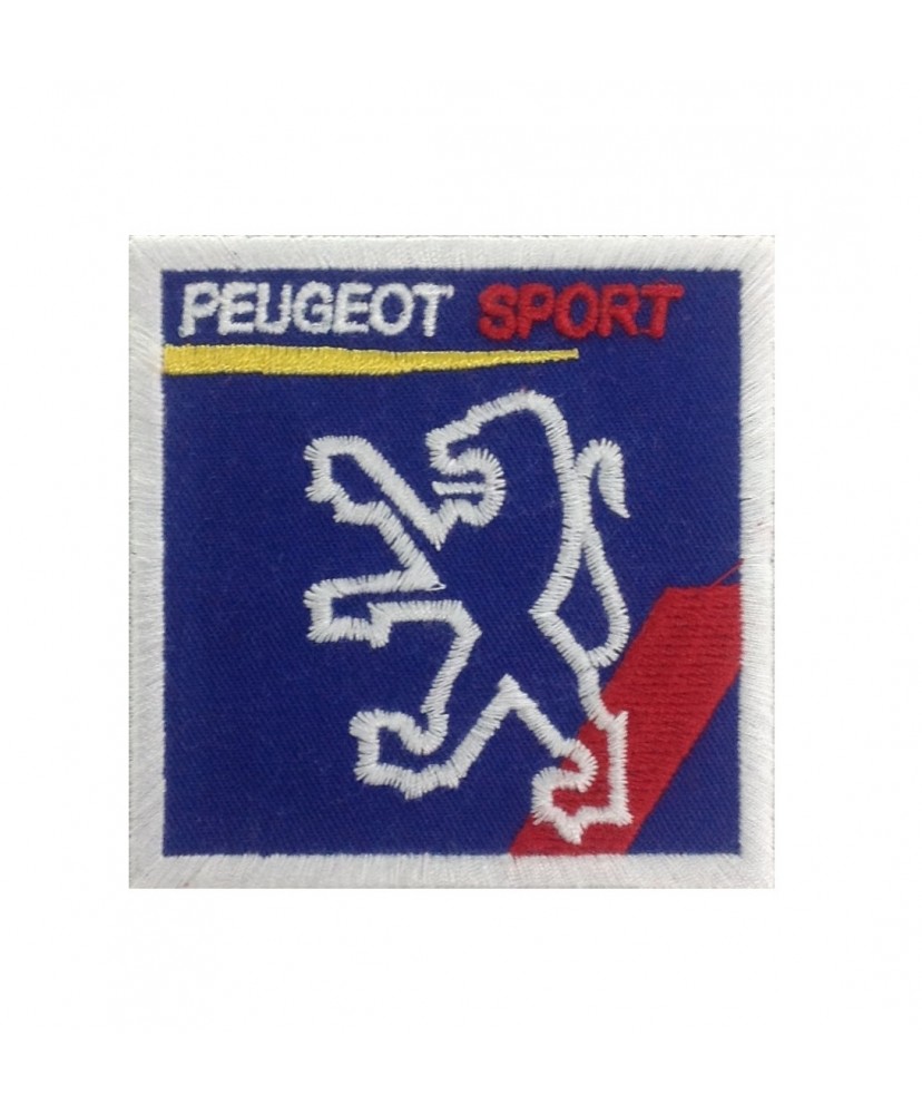 0499 Embroidered patch 7x7 PEUGEOT SPORT