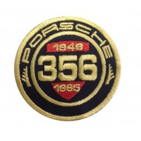 1249  Patch écusson brodé  7x7 PORSCHE 356 CLASSIC REGISTRY 1948-1965