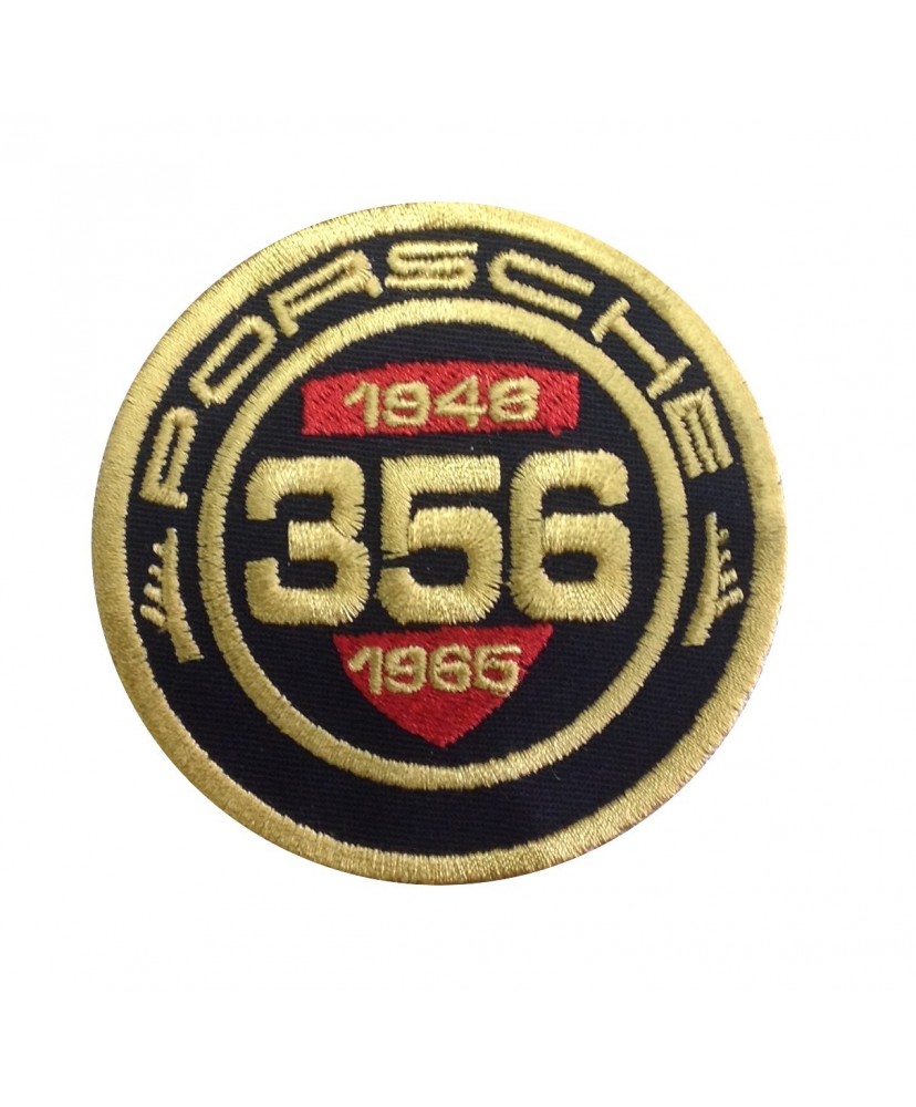 1249  Patch écusson brodé  7x7 PORSCHE 356 CLASSIC REGISTRY 1948-1965