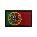 0130 Patch emblema bordado 6X3,7 bandeira PORTUGAL