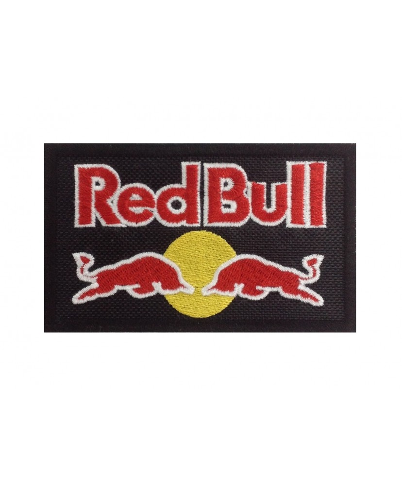 1251 Black embroidered patch 10x6 RED BULL