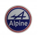 0999 Parche emblema bordado 7x7 ALPINE renault