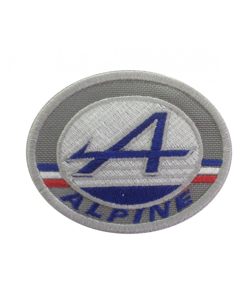 0931 Parche emblema bordado 8x6 ALPINE FRANCE