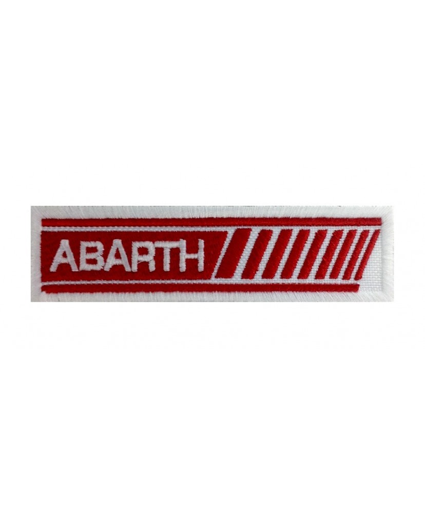 1268 Embroidered patch 11X3 ABARTH