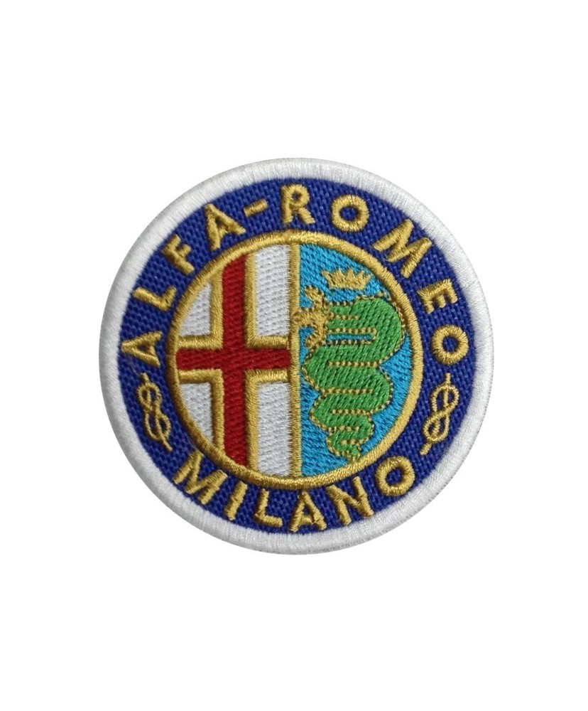 0480 Patch emblema bordado 7x7 ALFA ROMEO MILANO 1915-1925