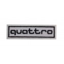0290 Embroidered patch 10x3 QUATTRO AUDI RACING