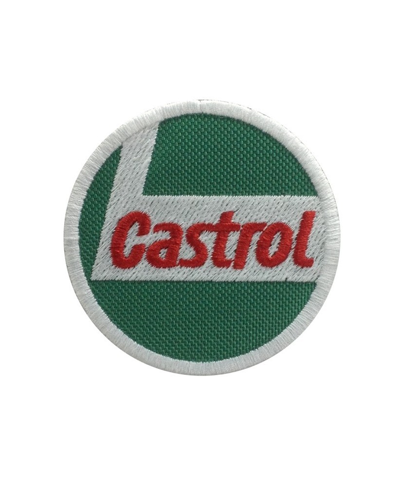 0257 Embroidered patch 7x7 CASTROL