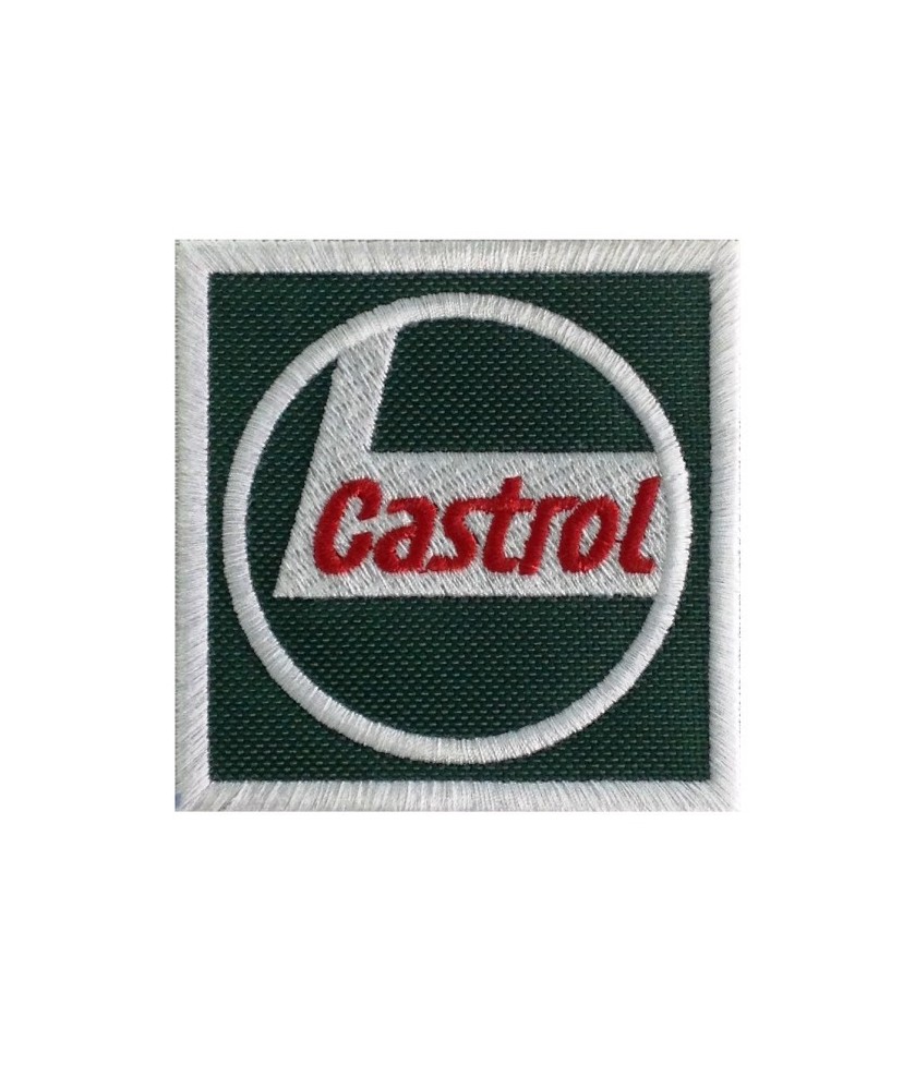 0110 Embroidered patch 7x7 Castrol