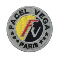 1276 Parche emblema bordado 7x7 FACEL VEGA PARIS