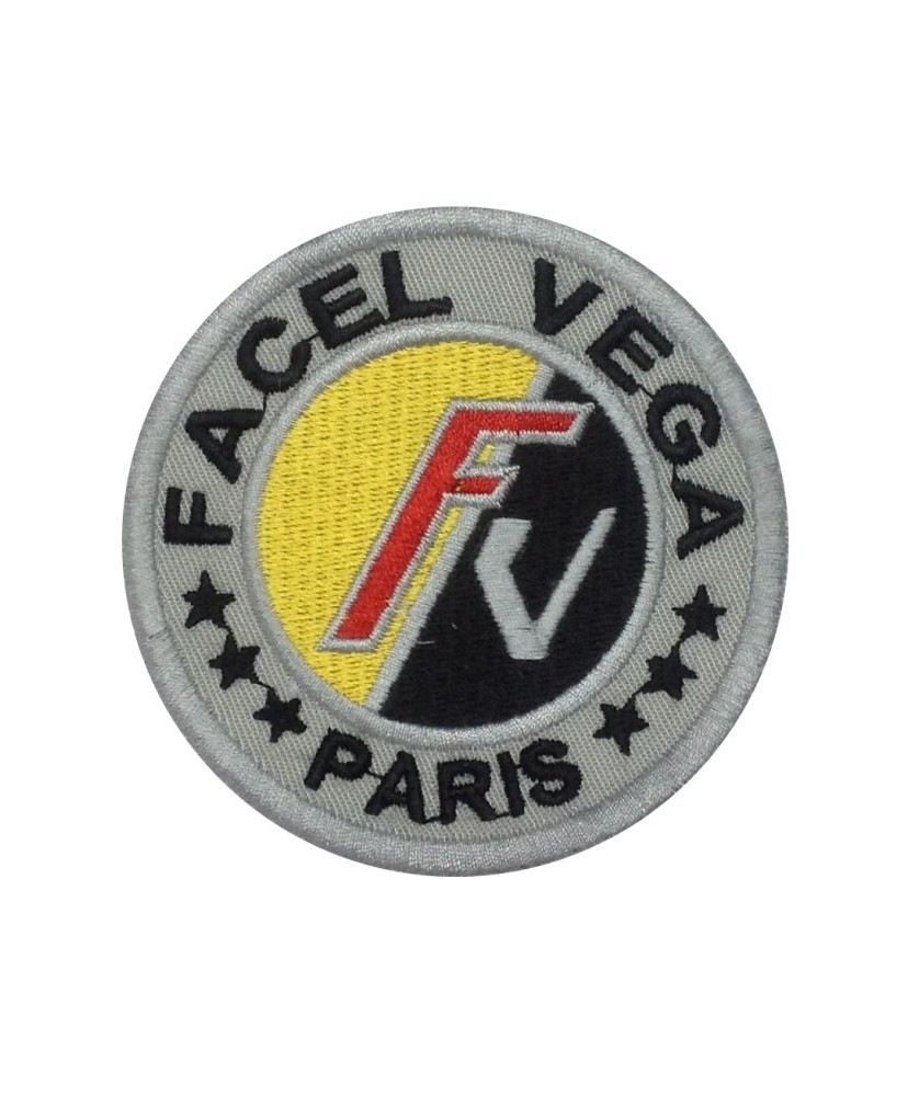 1276 Parche emblema bordado 7x7 FACEL VEGA PARIS