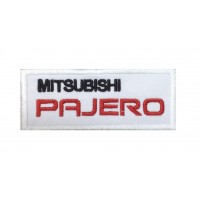 0081 Patch écusson brodé 10x4 Mitsubishi Pajero