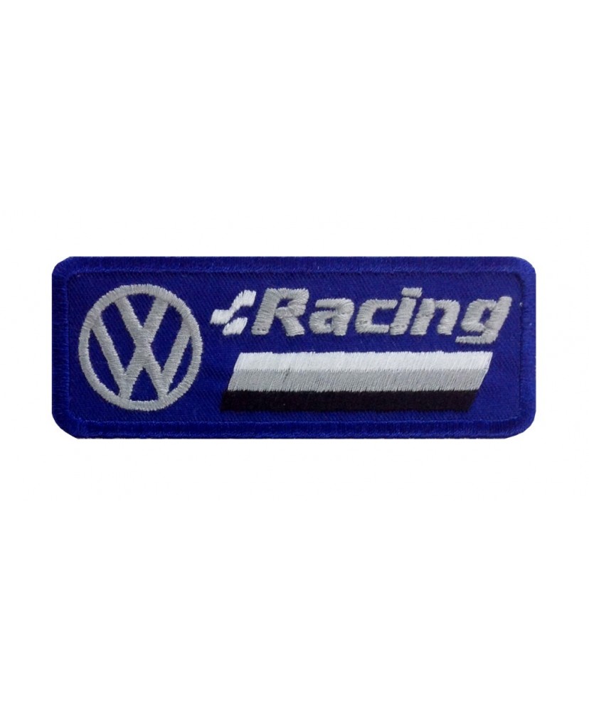 1286 Embroidered Badge - Patch Sew On 97mmX35mm VW VOLKSWAGEN RACING