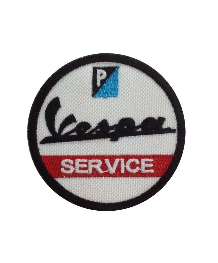 1290 Parche emblema bordado 7x7 VESPA SERVICE