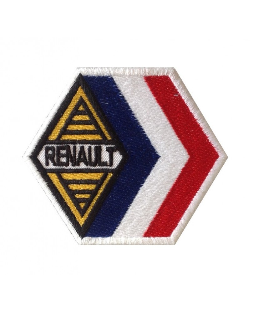 0329 Embroidered patch 9x7 RENAULT FRANCE ALPINE GORDINI RACING