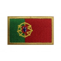 1092 Patch écusson brodé 6x3,7 drapeau PORTUGAL